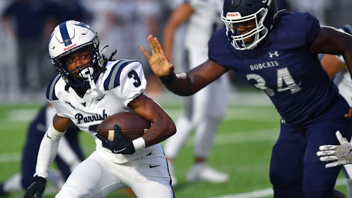 Parrish running back Jermaine Edwards has been the main ball carrier for head coach Dylan Clark.