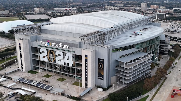 Jan 7, 2024; Houston, TX, USA; A general overall view of NRG Stadium, the site of the College