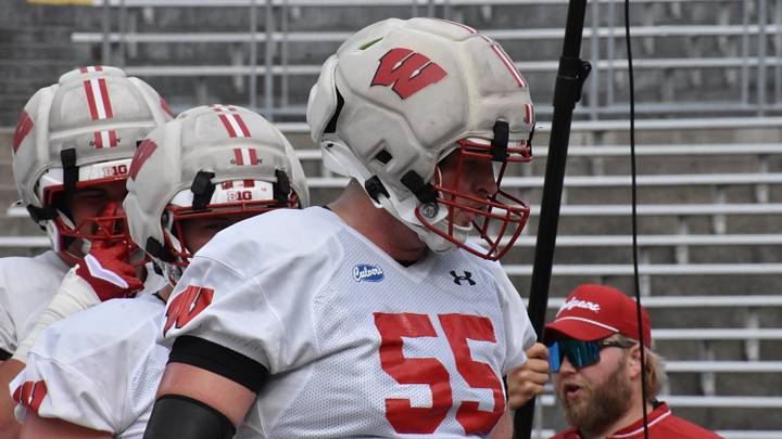 Wisconsin OT Kevin Heywood. Wisconsin OT Kevin Heywood.
