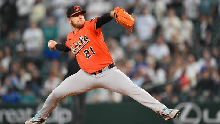 Jun 17, 2026; Seattle, Washington, USA; Baltimore Orioles relief pitcher Ryan Helsley (21) pitches to the Seattle Mariners during the ninth inning at T-Mobile Park. Mandatory Credit: Steven Bisig-Imagn Images Jun 17, 2026; Seattle, Washington, USA; Baltimore Orioles relief pitcher Ryan Helsley (21) pitches to the Seattle Mariners during the ninth inning at T-Mobile Park. Mandatory Credit: Steven Bisig-Imagn Images