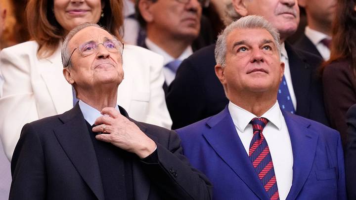 Florentino Perez und Joan Laporta haben eine schwierige Beziehung Florentino Perez und Joan Laporta haben eine schwierige Beziehung