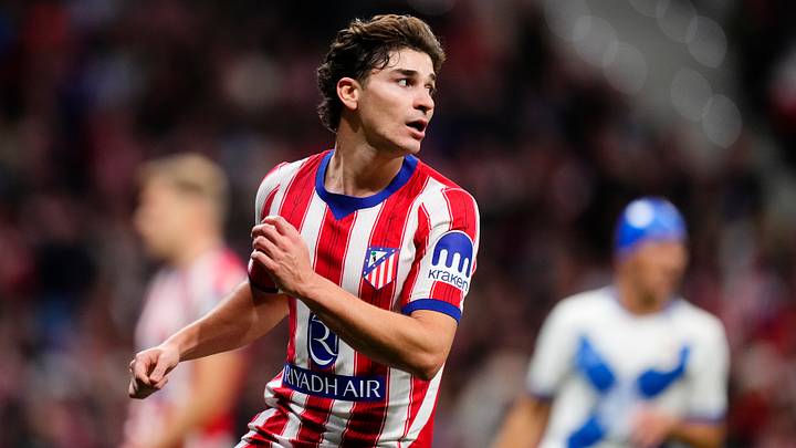 Julián Álvarez anotó el gol del triunfo ante el Deportivo La Coruña Julián Álvarez anotó el gol del triunfo ante el Deportivo La Coruña