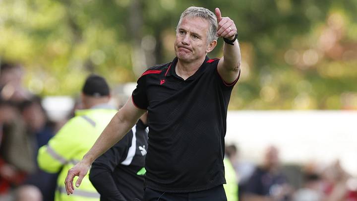 Wrexham fans chanted Phil Parkinson’s name throughout. Wrexham fans chanted Phil Parkinson’s name throughout.