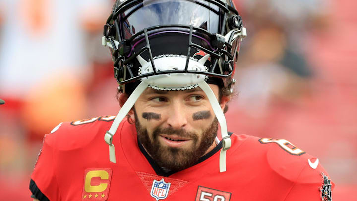 Tampa Bay Buccaneers fans have one Christmas wish this year, and it involves quarterback Baker Mayfield (Mandatory Credit: Kim Klement Neitzel-Imagn Images)