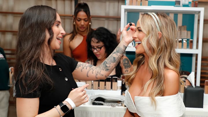 Jena Sims at the Anastasia Beverly Hills Brow Bar