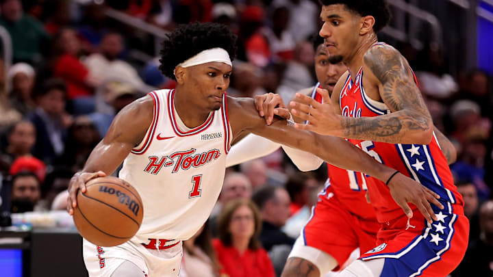 Amen Thompson and the Rockets are home favorites against the Timberwolves.