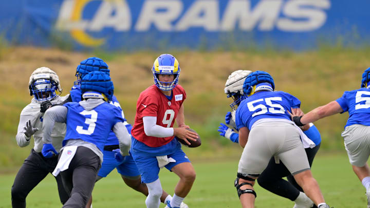 Los Angeles Rams Offseason Workout Matthew Stafford, Cam Akers