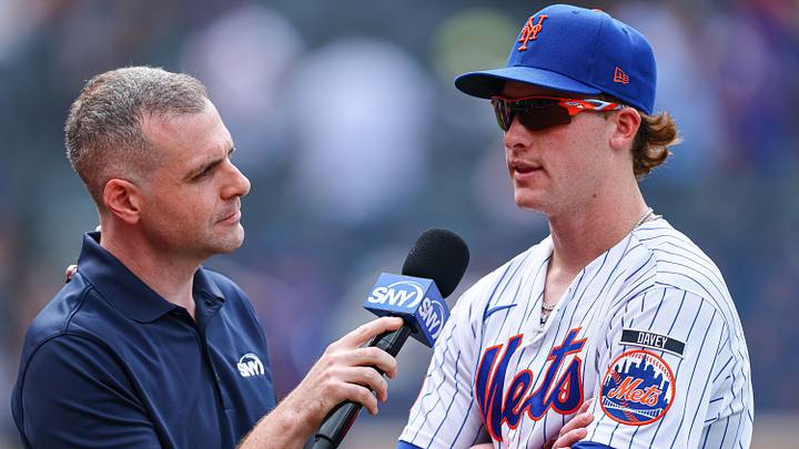 ew York Mets right fielder Carson Benge. ew York Mets right fielder Carson Benge.