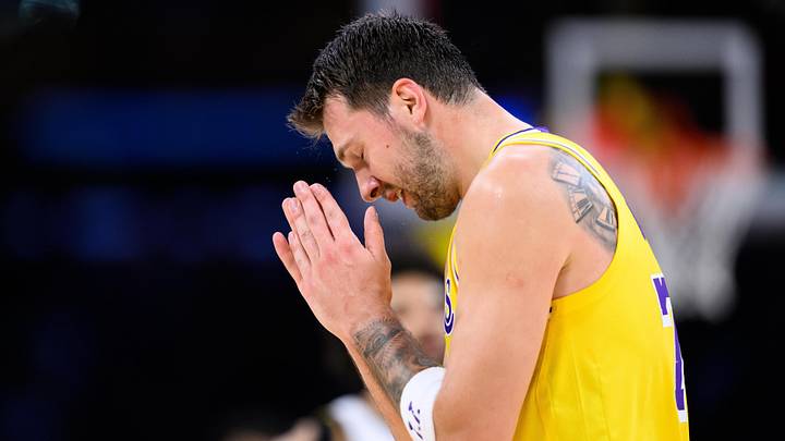 Los Angeles Lakers guard Luka Doncic.