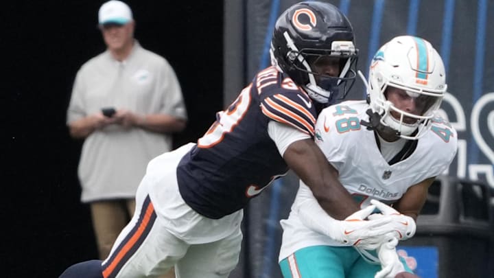 Josh Blackwell breaks up a pass in Sunday's game. Blackwell is part of a cornerback group taking on far too many injuries. It might be necessary for the Bears to look for roster help there. Josh Blackwell breaks up a pass in Sunday's game. Blackwell is part of a cornerback group taking on far too many injuries. It might be necessary for the Bears to look for roster help there.