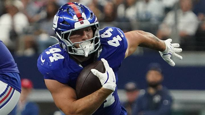 New York Giants running back Cam Skattebo New York Giants running back Cam Skattebo