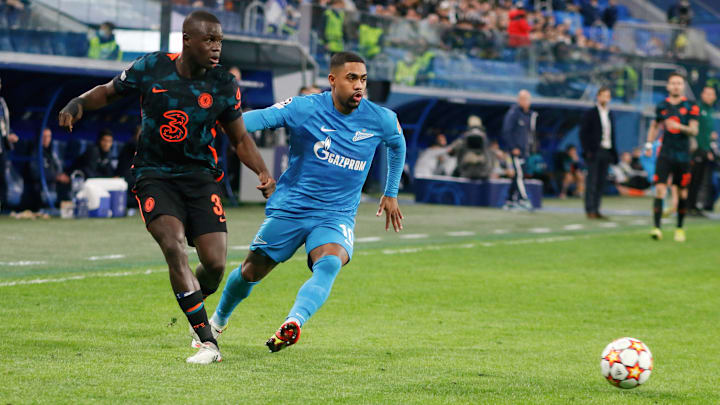 Malang Sarr a été en grande difficulté face au Zénith Saint-Pétersbourg.