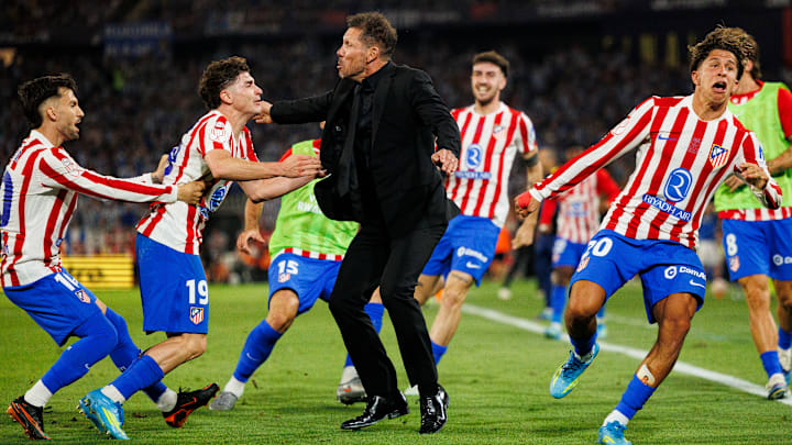 Diego Simeone perdió su quinta final al frente del Atleti