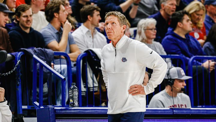 Gonzaga Bulldogs head coach Mark Few. Gonzaga Bulldogs head coach Mark Few.