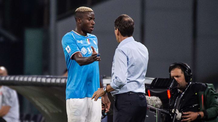 Rudi Garcia, Victor Osimhen Rudi Garcia, Victor Osimhen