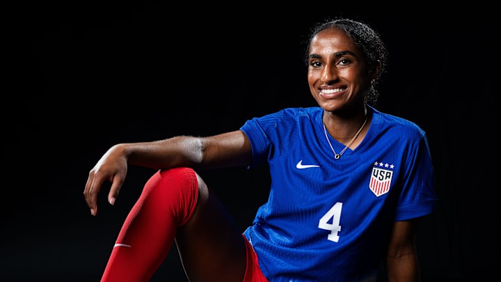 Naomi Girma, a defender for the U.S. women's national team and the San Diego Wave, made history as the first-ever million-dollar women's soccer player. 