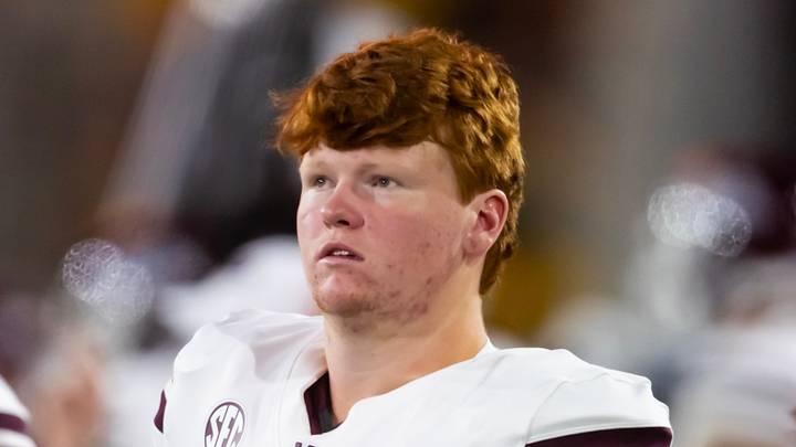 Sep 7, 2024; Tempe, Arizona, USA; Mississippi State Bulldogs offensive lineman Luke Work (51) against the Arizona State Sun Devils at Mountain America Stadium. Mandatory Credit: Mark J. Rebilas-Imagn Images