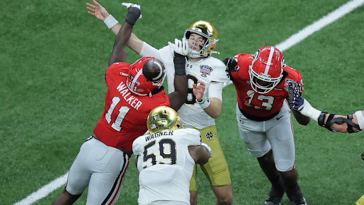 91st Allstate Sugar Bowl  - Notre Dame v Georgia