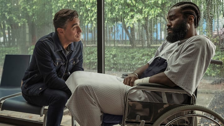 (L to R) Bobby Canavale as Paul Rayburn and Yahya Abdul-Mateen II as John Creasy in Episode 101 of Man on Fire