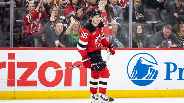 New Jersey Devils center Jack Hughes (86): Luther Schlaifer-Imagn Images