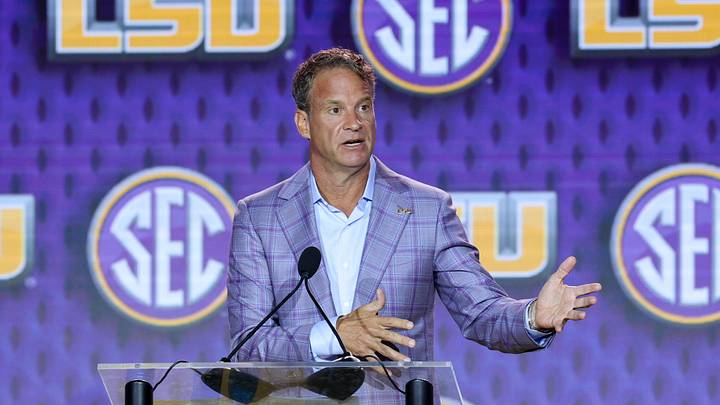 Lane Kiffin speaks at SEC Media Days Lane Kiffin speaks at SEC Media Days