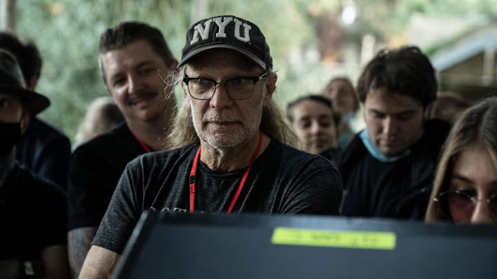 BTS, Executive Producer Greg Nicotero - The Walking Dead: Daryl Dixon _ Season 1 - Photo Credit: Emmanuel Guimier/AMC