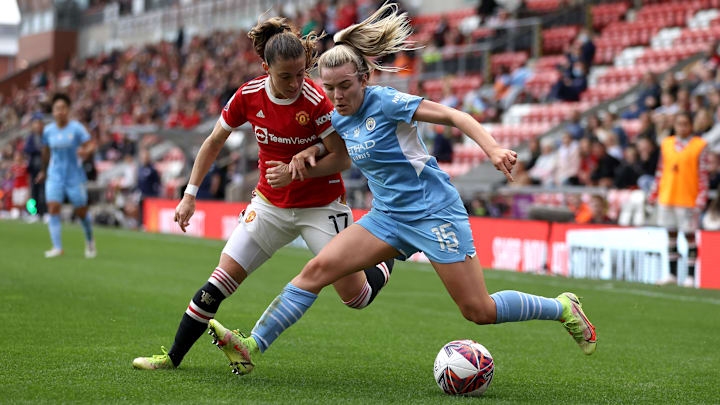 Manchester City take on Manchester United in the WSL on Sunday Manchester City take on Manchester United in the WSL on Sunday