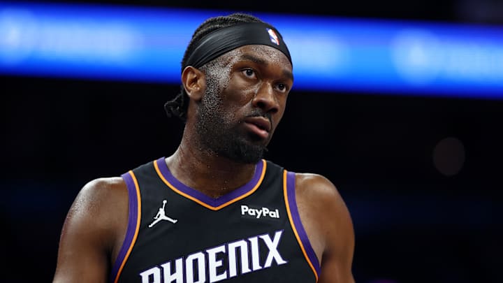 Dec 23, 2025; Phoenix, Arizona, USA; Phoenix Suns center Mark Williams (15) against the Los Angeles Lakers at Mortgage Matchup Center. Mandatory Credit: Mark J. Rebilas-Imagn Images Dec 23, 2025; Phoenix, Arizona, USA; Phoenix Suns center Mark Williams (15) against the Los Angeles Lakers at Mortgage Matchup Center. Mandatory Credit: Mark J. Rebilas-Imagn Images