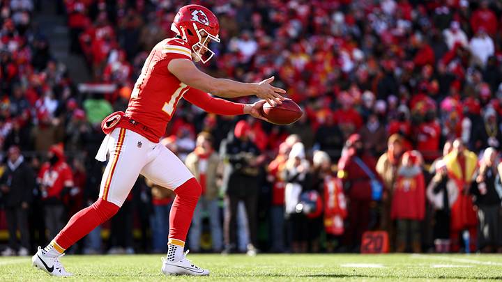 Kansas City Chiefs punter Matt Araiza.