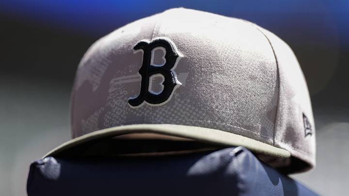 May 26, 2025; Milwaukee, Wisconsin, USA; General view of a Boston Red Sox hat during warmups prior the game against the Milwaukee Brewers at American Family Field. Mandatory Credit: Jeff Hanisch-Imagn Images May 26, 2025; Milwaukee, Wisconsin, USA; General view of a Boston Red Sox hat during warmups prior the game against the Milwaukee Brewers at American Family Field. Mandatory Credit: Jeff Hanisch-Imagn Images