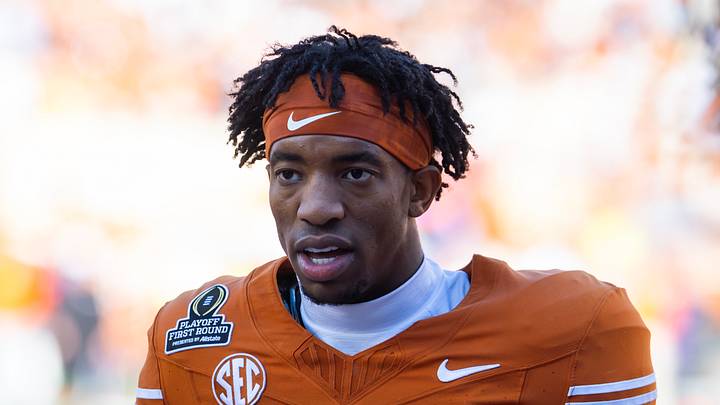 Texas Longhorns defensive back Malik Muhammad (5) looks on