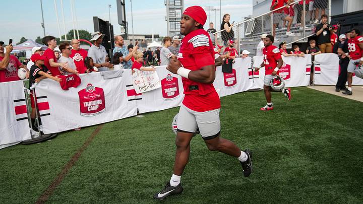 Bo Jackson is being challenged to extend plays by Ryan Day Bo Jackson is being challenged to extend plays by Ryan Day