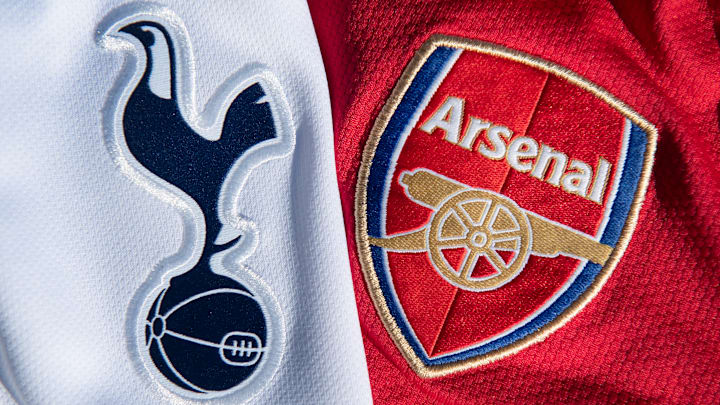 The Arsenal and Tottenham Hotspur Club Badges