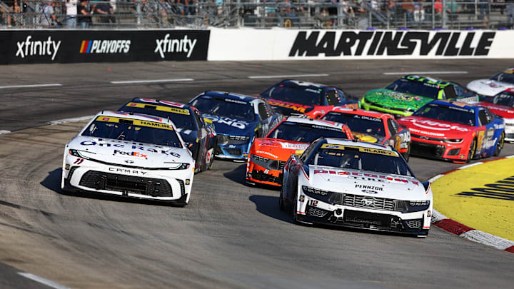 Denny Hamlin, Joe Gibbs Racing, Ryan Blaney, Team Penske, NASCAR
