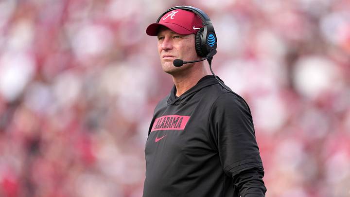 Alabama Crimson Tide head coach Kalen Deboer. Alabama Crimson Tide head coach Kalen Deboer.