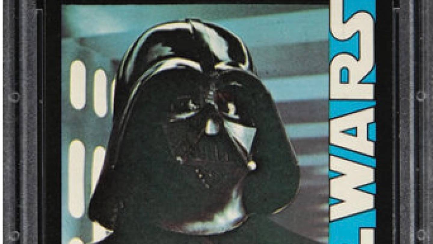 Star Wars Darth Vader PSA 10 Card Breaks All-Time Record Price