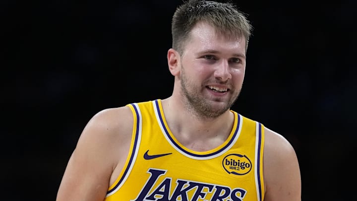 Los Angeles Lakers guard Luka Doncic is likely to be in the lineup against the Miami Heat on Sunday after being cleared to return from a three-game absence.