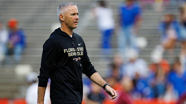 Florida State Seminoles head coach Mike Norvell Florida State Seminoles head coach Mike Norvell
