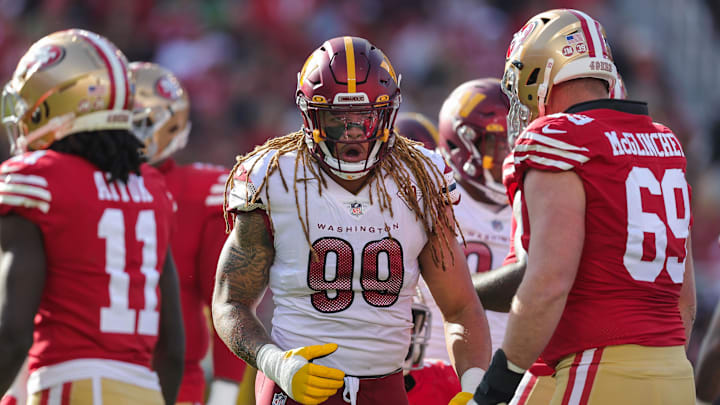 Washington Commanders defensive end Chase Young (99)
