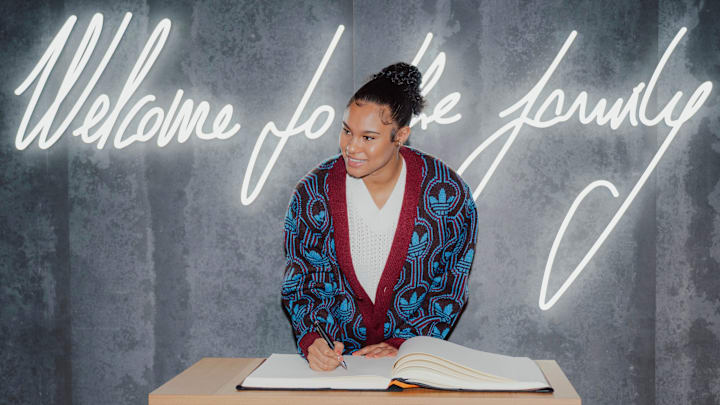 WNBA star Satou Sabally has signed a sneaker deal with adidas.
