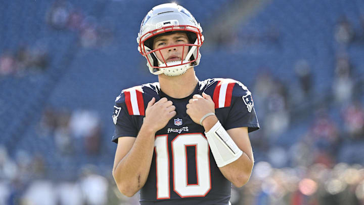 New England Patriots quarterback Drake Maye New England Patriots quarterback Drake Maye