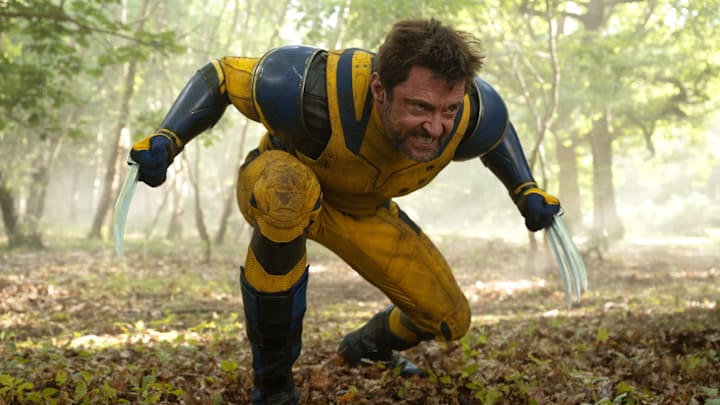 Hugh Jackman as Wolverine/Logan in 20th Century Studios/Marvel Studios' DEADPOOL & WOLVERINE. Photo by Jay Maidment. © 2024 20th Century Studios / © and ™ 2024 MARVEL.