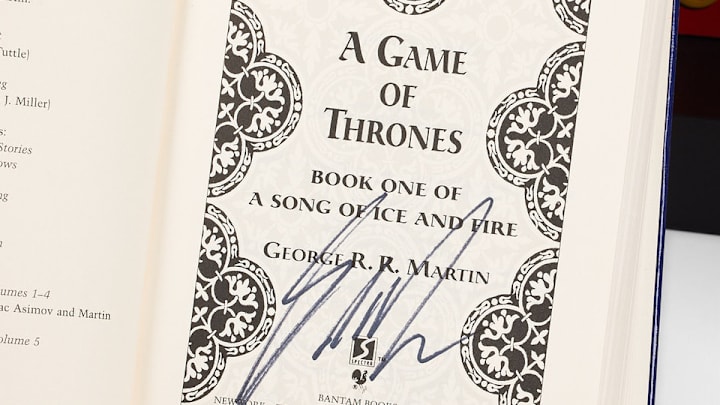 A Game of Thrones signed US 1st edition