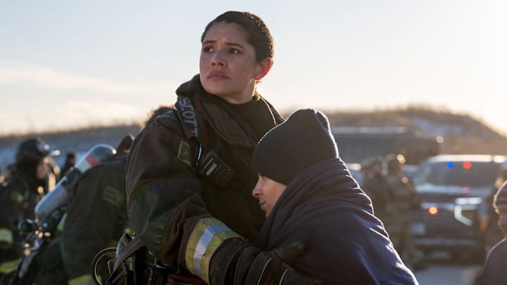 CHICAGO FIRE -- "Reckoning, Part 1" Episode 1415 -- Pictured: Miranda Rae Mayo as Stella Kidd