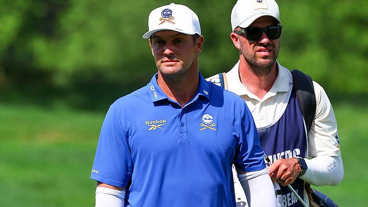 Bryson DeChambeau shot a five-over 76 in Thursday’s first round of the LIV Golf New York. Bryson DeChambeau shot a five-over 76 in Thursday’s first round of the LIV Golf New York.