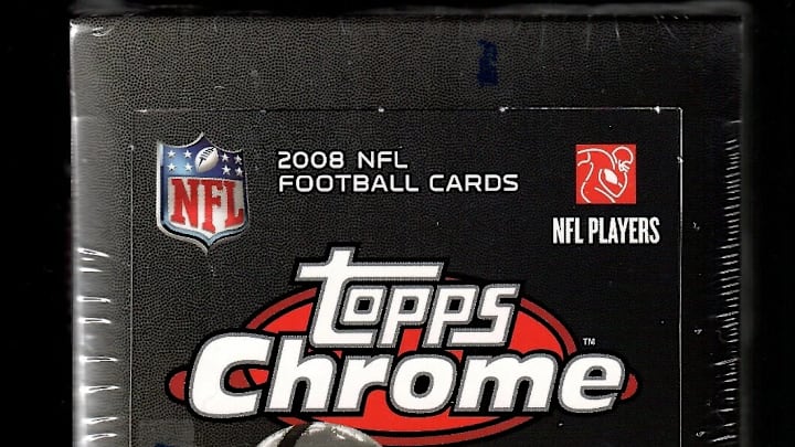 2008 Topps Chrome Football Hobby Box 