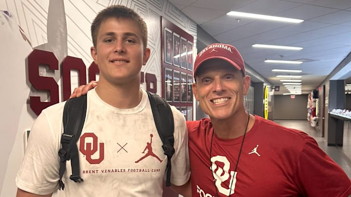 2026 OL Noah Best and Brent Venables