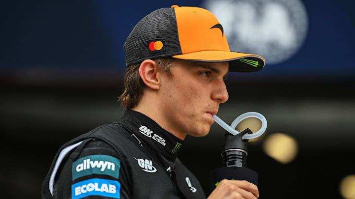 Oscar Piastri, McLaren, pre-race at the 2025 Formula 1 Hungarian Grand Prix, Hungaroring, Budapest. Oscar Piastri, McLaren, pre-race at the 2025 Formula 1 Hungarian Grand Prix, Hungaroring, Budapest.