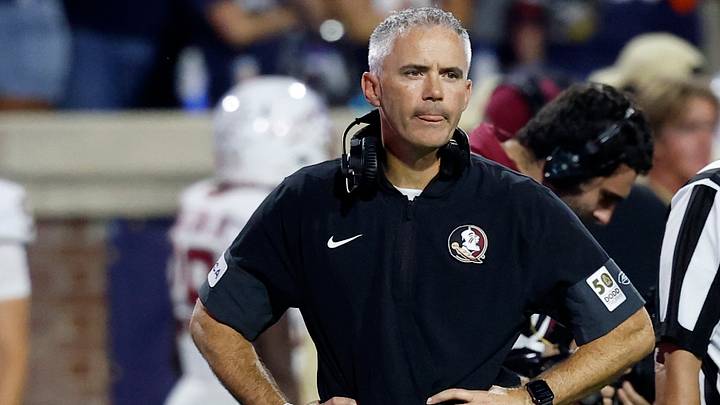 Florida State Seminoles head coach Mike Norvell