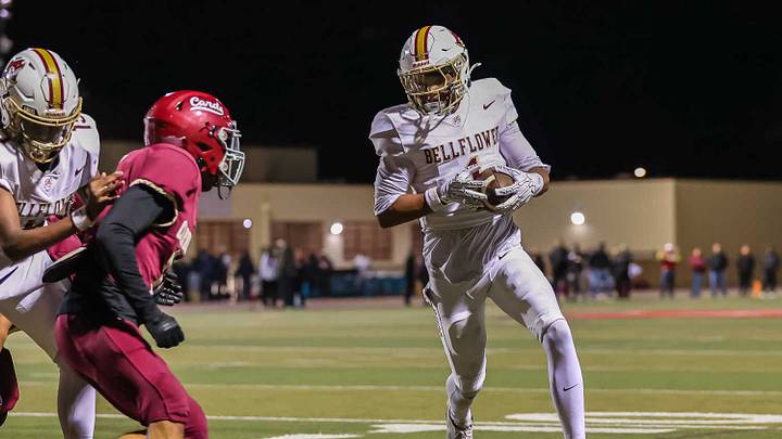 Bellflower's Austin Miller is one of California's top receivers and he's only a sophomore. Bellflower's Austin Miller is one of California's top receivers and he's only a sophomore.